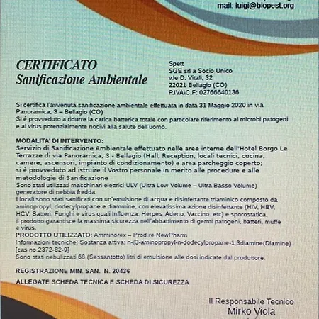 Szálloda Borgo Le Terrazze 3*